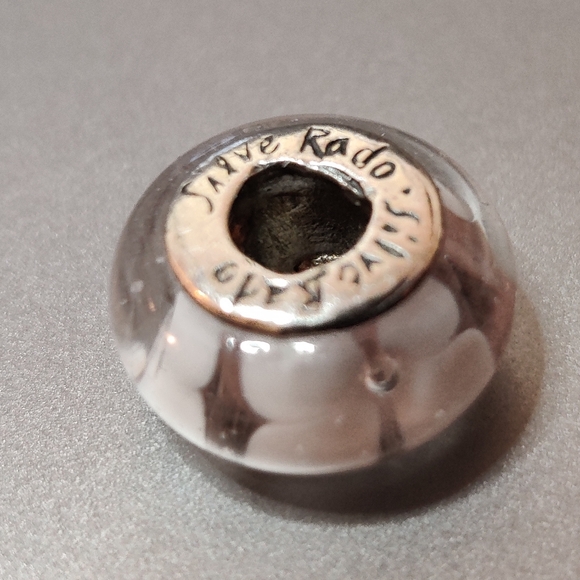 Signed Rado Sterling Silver & Art Glass Charm bead - Picture 2 of 7